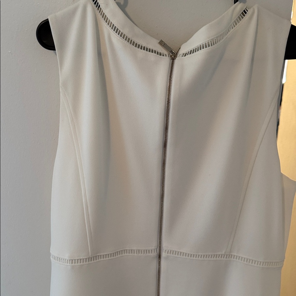 Tommy Hilfiger Cream Sleeveless Mini Dress - Picture 4 of 5